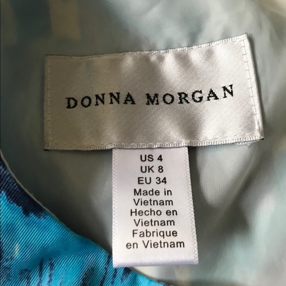 Navy Blue & White Summer Office Dress - Picture 2 of 5